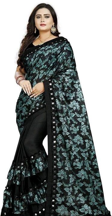 Ruffal saree uploaded by business on 5/9/2021