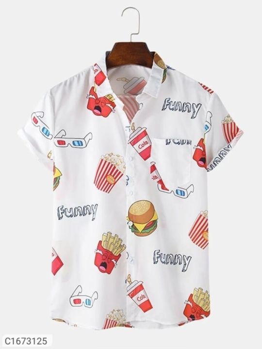 Polycotton Printed Half Sleeves Regular Fit Shirts Vol-1 uploaded by business on 5/9/2021