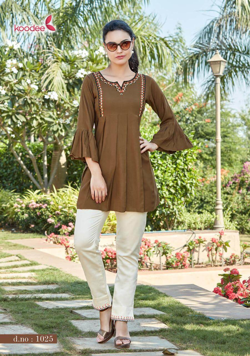 Videshi Designer Top In Heavy Rayon With Embroidery Work uploaded by Skyliner International on 5/9/2021
