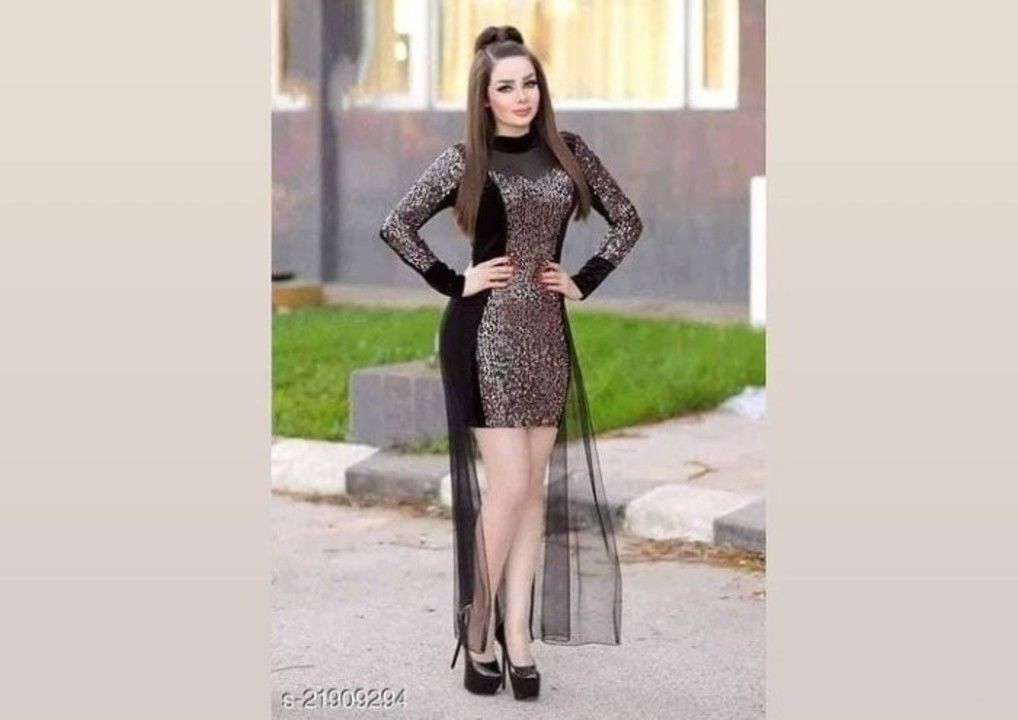 Sequence dress uploaded by 🤩Sona girls collection😍 on 5/9/2021