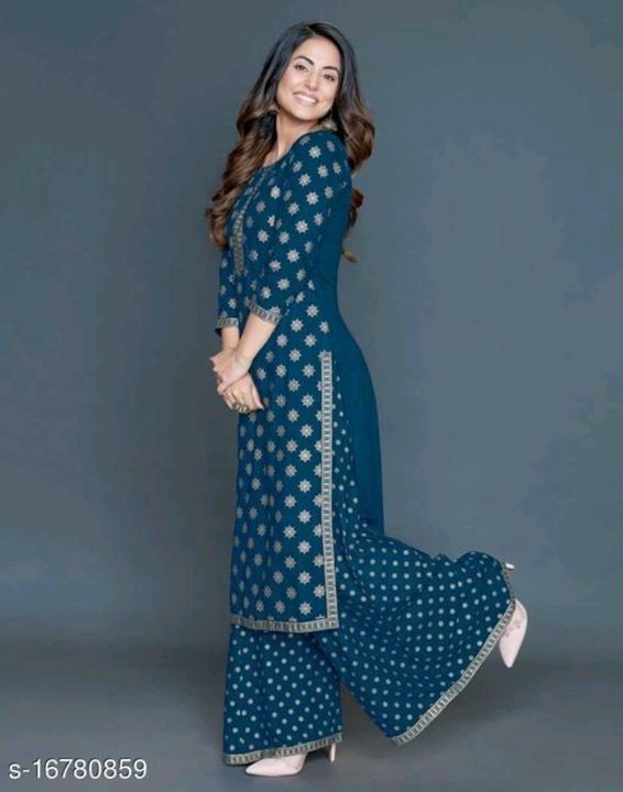 Kurti With Palazzo Set 🥰 uploaded by business on 5/9/2021