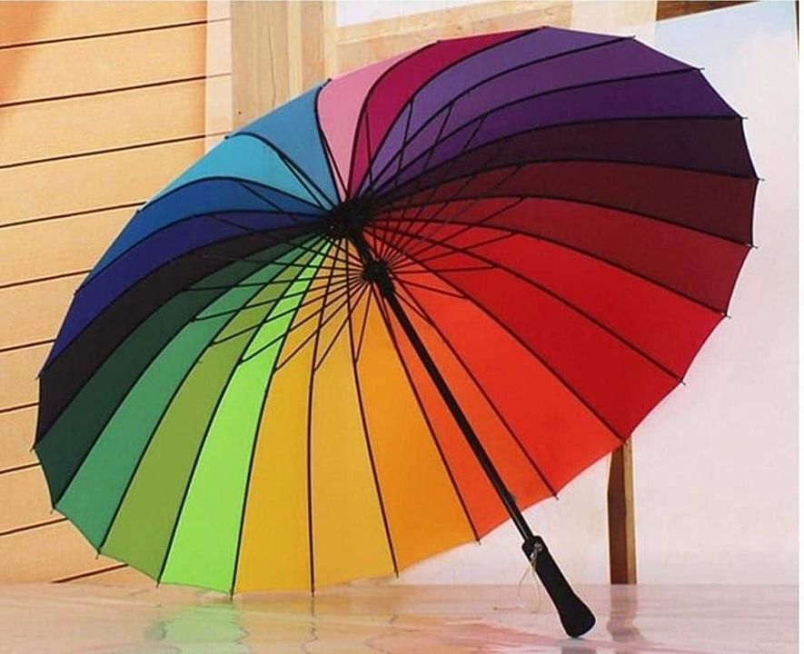 Rainbow umbrella uploaded by Dev Enterprise on 8/1/2020