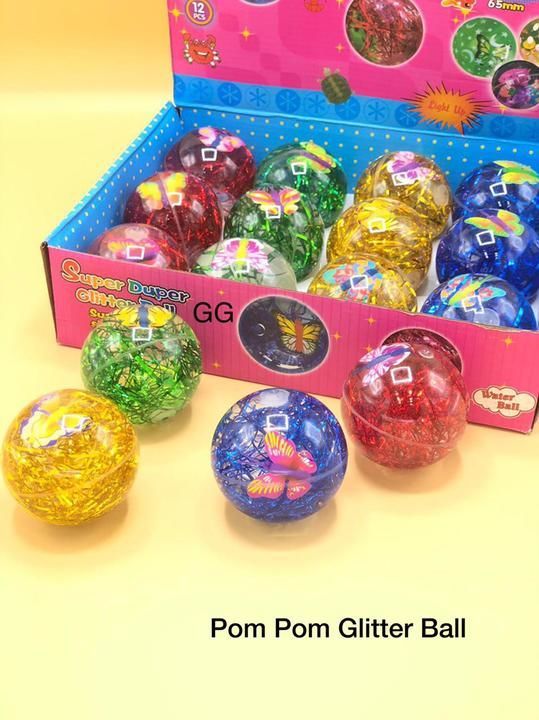 *Pom pom Glitter Ball* uploaded by Angel Shopping Hub on 5/9/2021