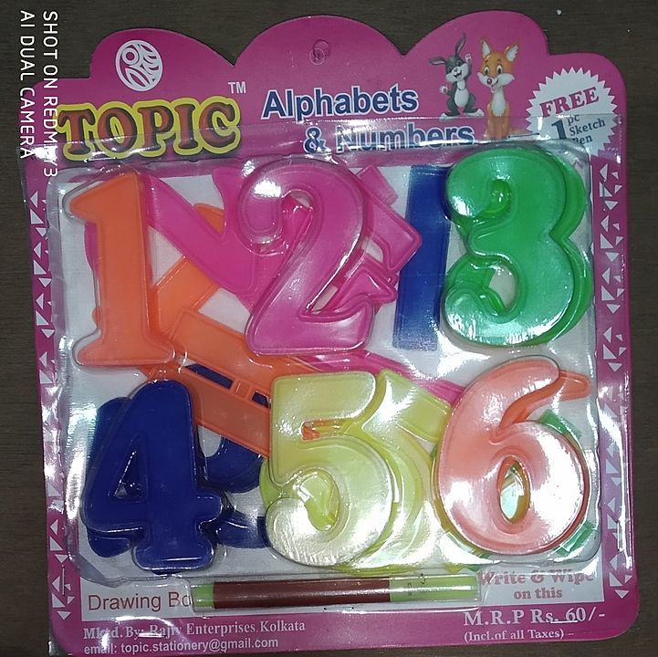 Plastic Educational Toy Number uploaded by Indian Map House on 8/2/2020
