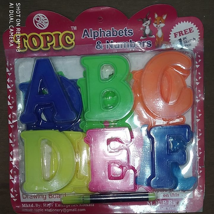 Plastic Educational Toy Alphabet uploaded by Indian Map House on 8/2/2020