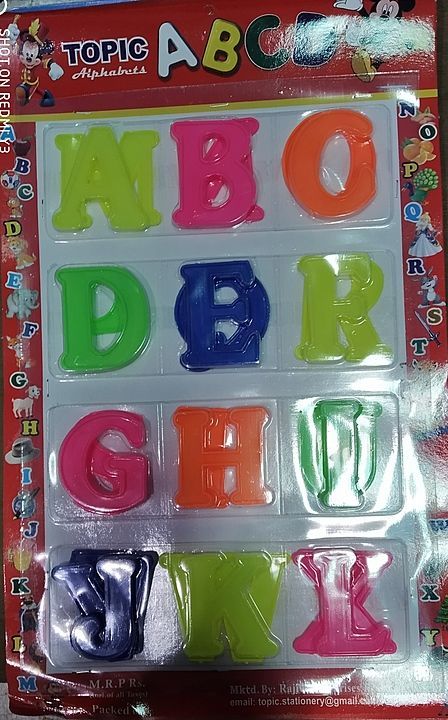 Plastic Educational Toy Alphabet Big Pack uploaded by Indian Map House on 8/2/2020