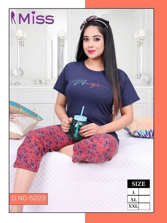 CAPRY NIGHT SUITS  uploaded by Deshana collection on 5/9/2021