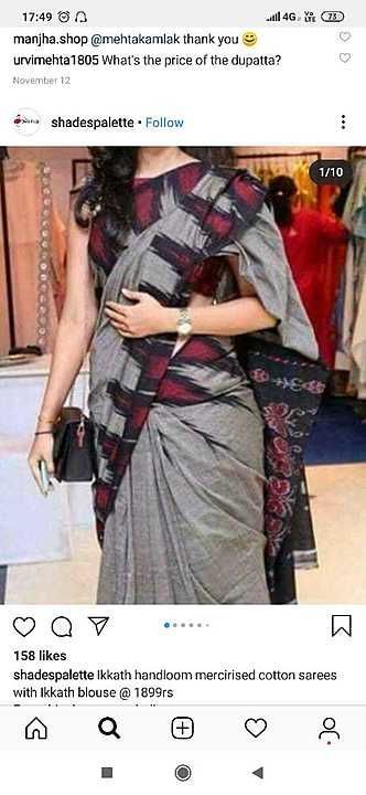 Odisha Handloom ikat saree  uploaded by Prasadenterprises  on 8/2/2020