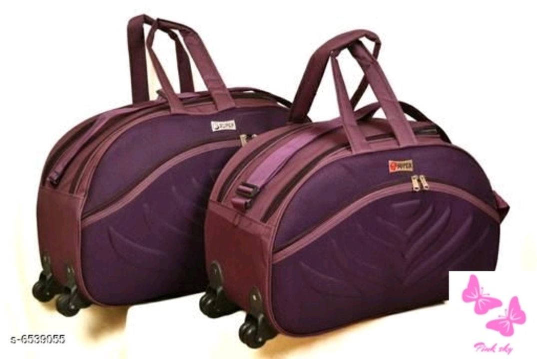 Gorgeous Alluring Travel Bags Combo
 uploaded by business on 5/10/2021