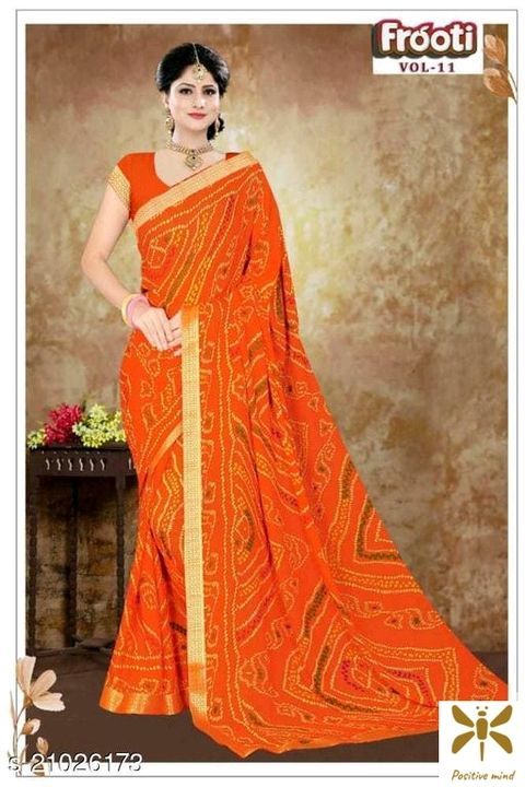 Georgette saree uploaded by Fashion on on 5/10/2021