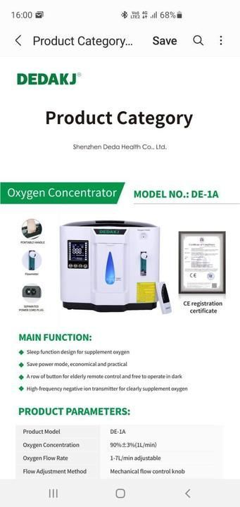 Oxygen concentrator Ready stock in Mumbai  uploaded by Home shop  on 5/10/2021
