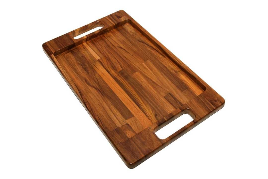 WOODEN SERVING TRAY MNO :- ST01 uploaded by business on 5/10/2021