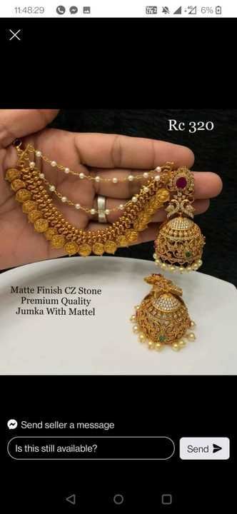 Post image I want 1 Pieces of Any one having the below jwellery I want it on urgent basis please dm me.
Below are some sample images of what I want.