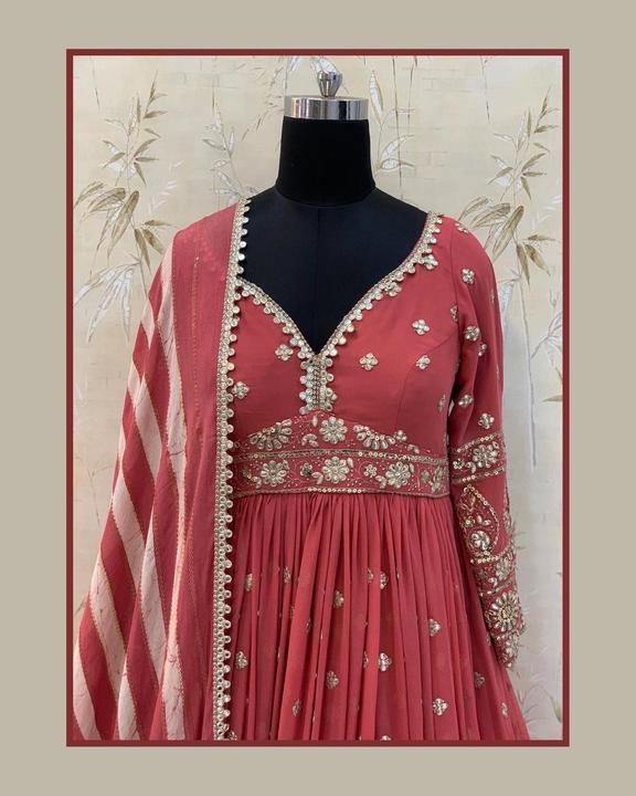 Designer Anarkali Gown uploaded by Sadiya Enterprises on 5/10/2021