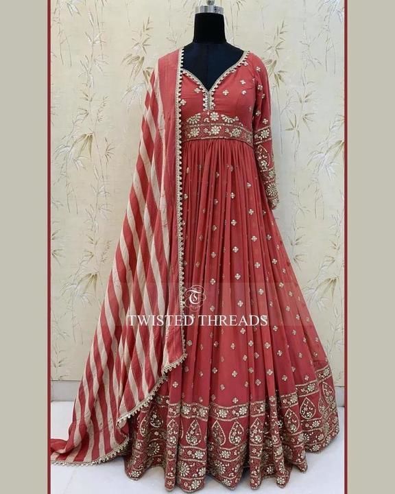 Designer Anarkali Gown uploaded by Sadiya Enterprises on 5/10/2021