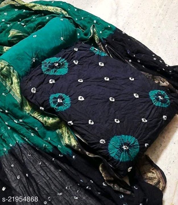 Bandhani Panjabi dress material uploaded by Kalpana fashion on 5/10/2021