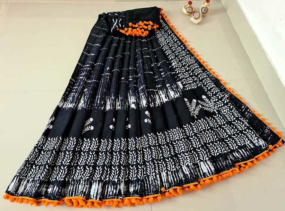 Post image 🌸These all new cotton mulmul sari with blouse  and pom-pom less
Length 6.5mtr 🍁
Price 670+$😃
🌿All collection available🌿