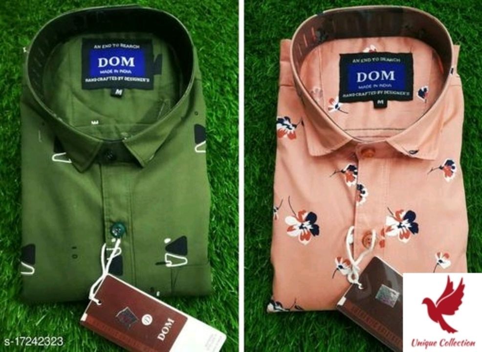 Men cotton shirts combo uploaded by Unique collection on 5/10/2021