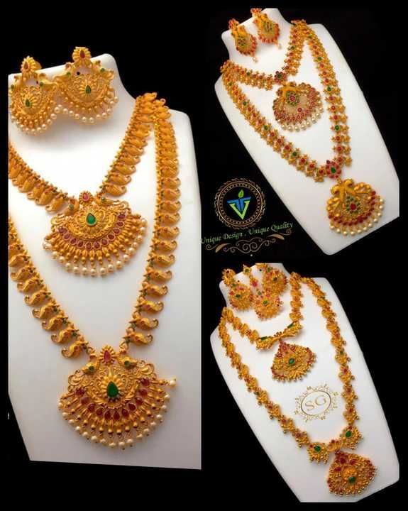 Post image premium Quality jewellery set online payment cash on delivery Available 120 shipping charges
