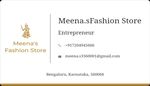 Business logo of Meena ' s fashion stores