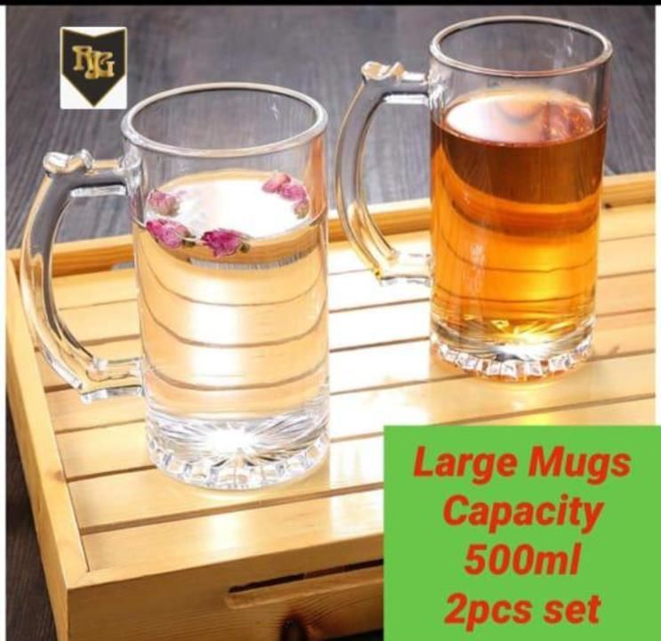 Large capacity 🍺🍻 beer mugs

500 ml each mug

Set of 2
Material glass
 uploaded by Rakesh Textiles on 5/11/2021