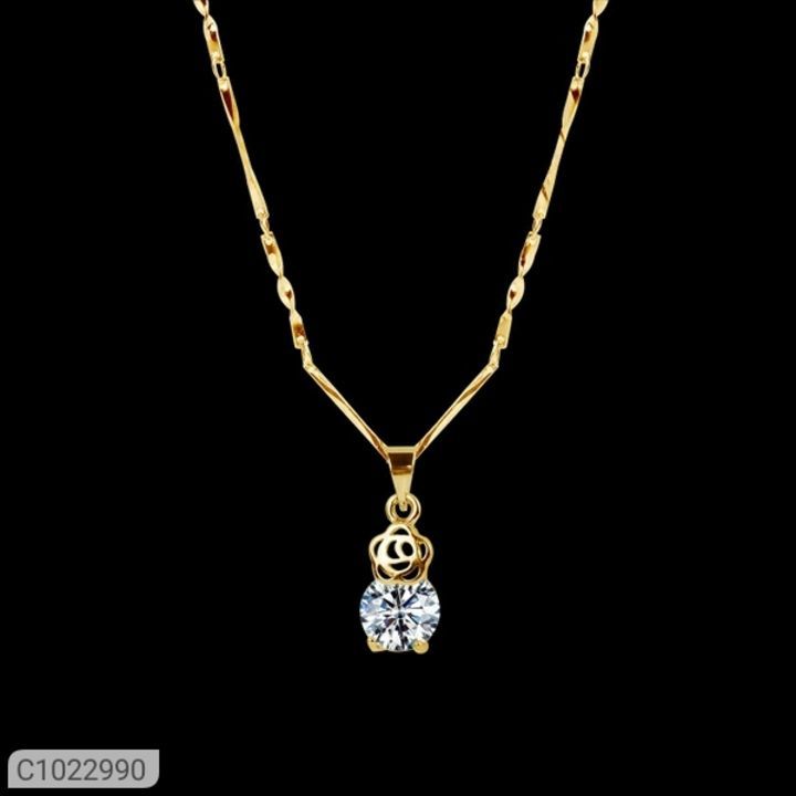 Trendy Silver Plated & Diamond Pendant With Chain Vol-2 uploaded by business on 5/11/2021