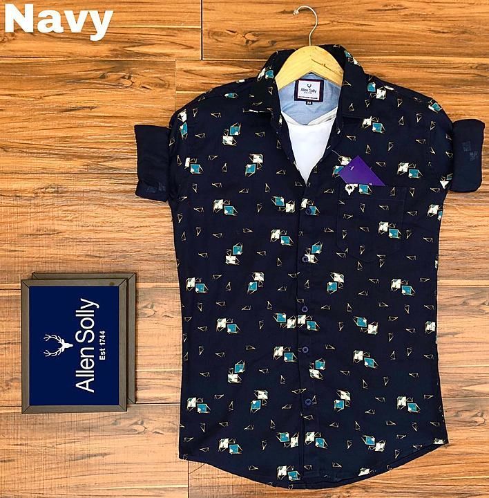*Brand - ALLEN SOLLY *

*PREMIUM QUALITY*

      *FULL SLEEVES PRINT SHIRT*
Size- M,L,XL 100%cotton
 uploaded by business on 8/2/2020