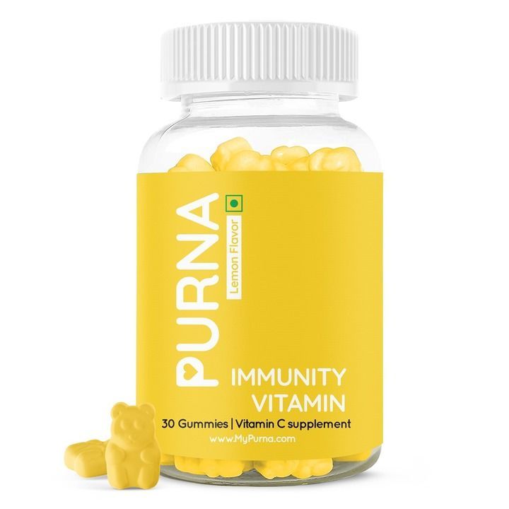 Purna Gummies Immunity and Bright skin Vitamin C Lemon Gummies for Adults & Kids, 30 Day Pack uploaded by business on 5/11/2021