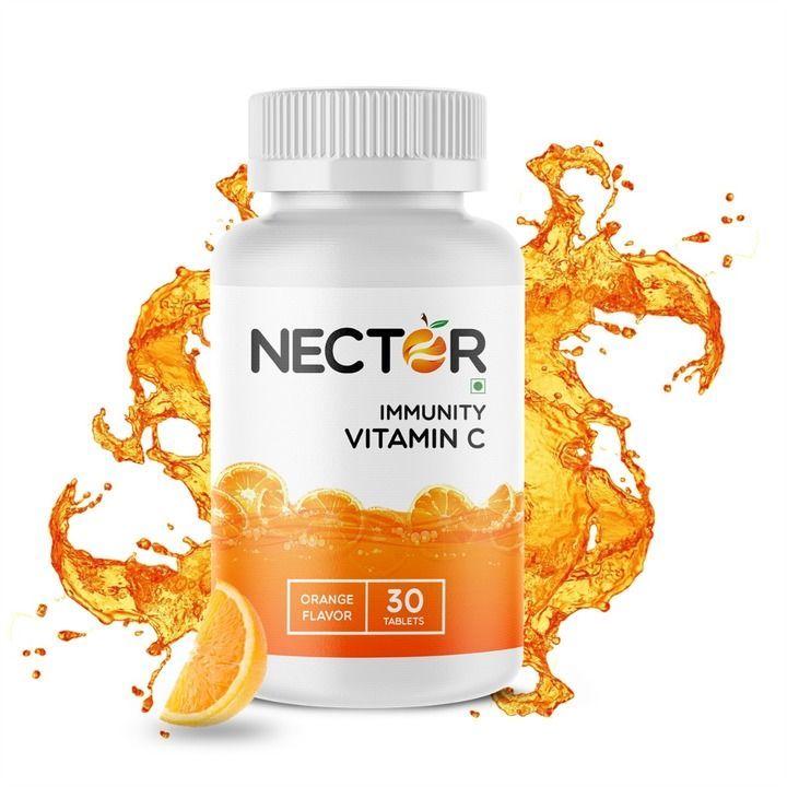 Nector Vitamin C Chewable Tablets in Orange flavor, Immunity Booster for Adults & Kids, 30 Day Pack uploaded by Nector Foods Private Limited on 5/11/2021