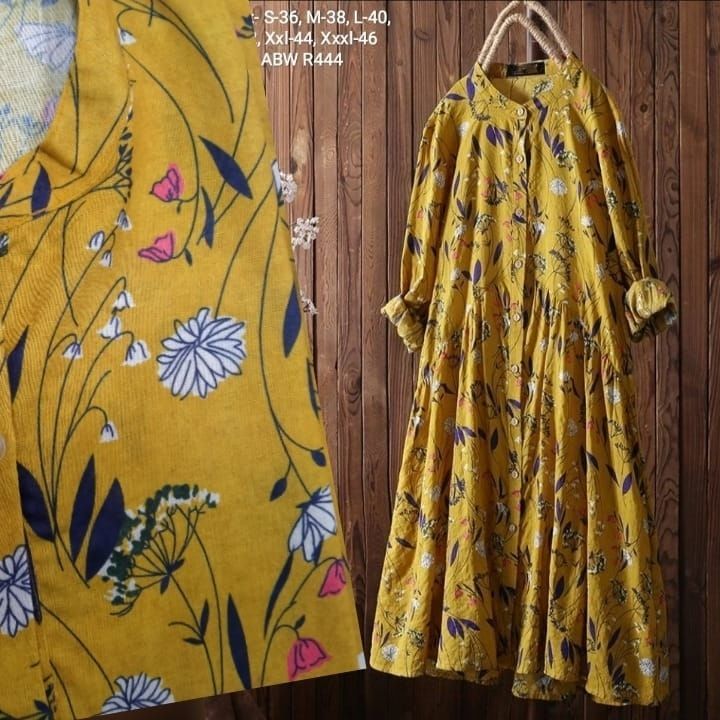Floral Print Long Dress  uploaded by Rashi Glam Store on 5/11/2021