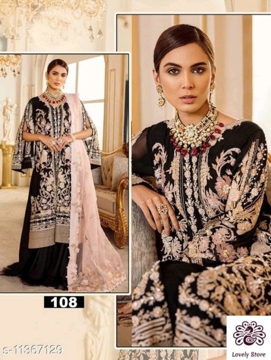 Stylish Work Pakistani Georgette Suits uploaded by business on 5/11/2021