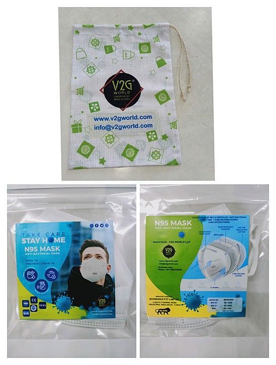 N95 Antibacterial Masks uploaded by V2G World LLP on 8/2/2020