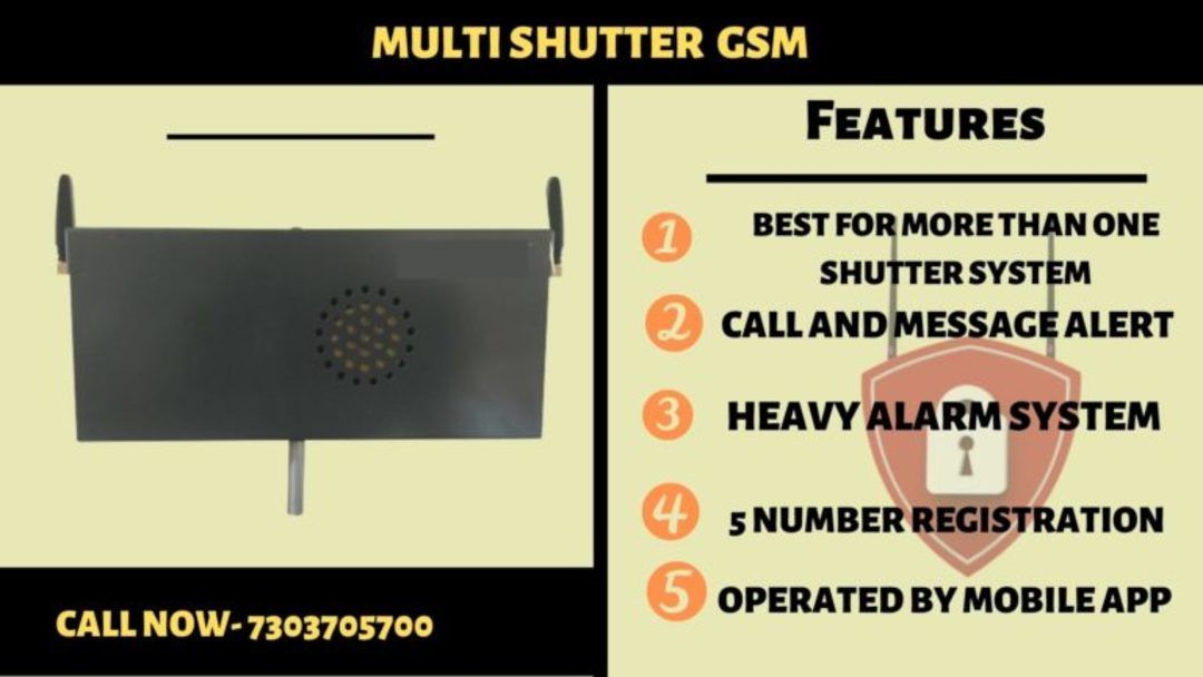 Multy Shutter System GSM uploaded by Opalstar India Marketing on 5/11/2021