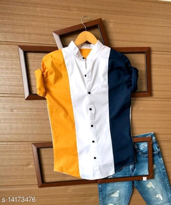 Stylish fashionable men's shirts uploaded by GAGANASRI ENTERPRISES on 5/12/2021