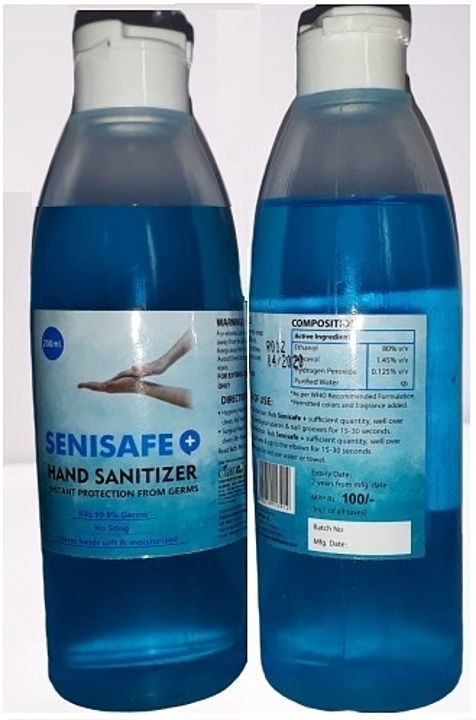 200 ml Liquid Based Hand Sanitizer with 80 % Alcohol content uploaded by business on 5/22/2020