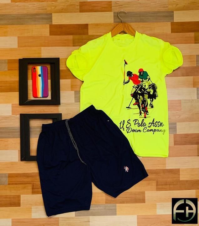 USPA T-SHIRT AND SHORTS COMBO uploaded by Hollywood Fashion on 5/12/2021