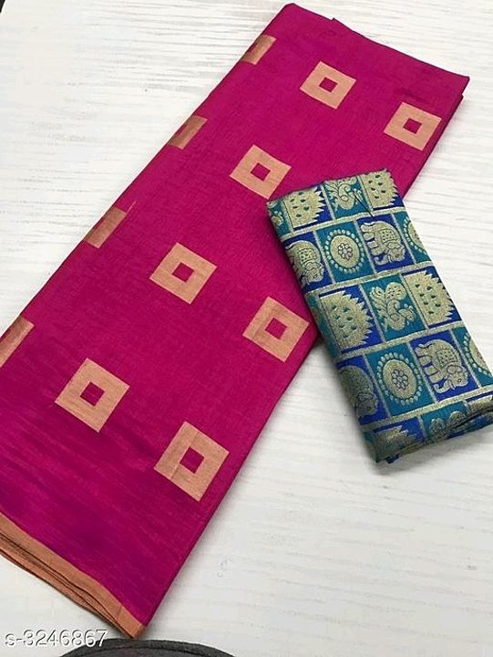 Silk saree uploaded by Krishna collection  on 8/3/2020