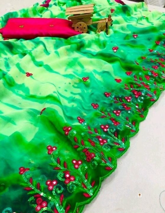 Post image Banita Fabulous Sarees

Saree Fabric: Georgette
Blouse: Running Blouse
Blouse Fabric: Satin Silk
Multipack: Single
Sizes: 
Free Size (Saree Length Size: 5.5 m, Blouse Length Size: 0.8 m)