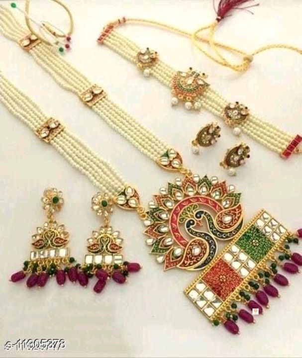 Twinkling unique jewellery sets  uploaded by Online shopping fashion  on 5/12/2021