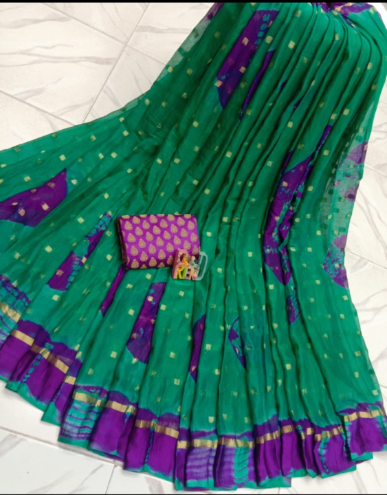 FANCY saree with Satin border uploaded by KK collection on 5/12/2021