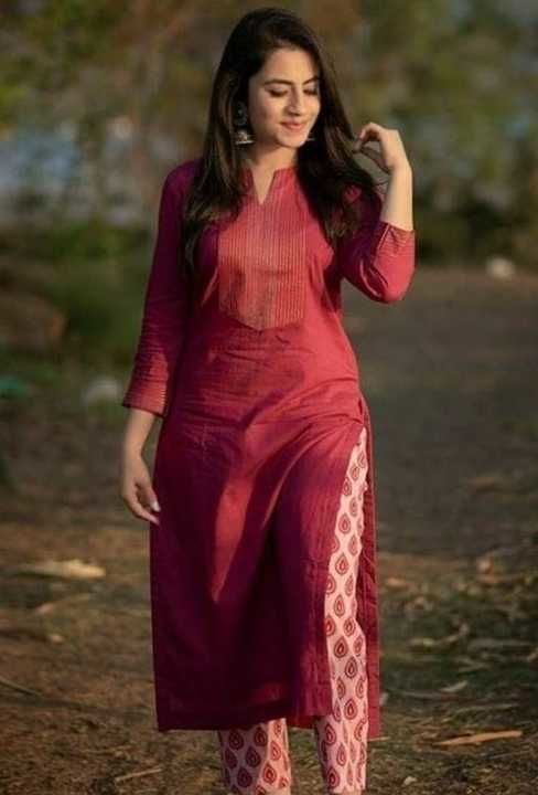 Kurti with pant uploaded by business on 5/12/2021