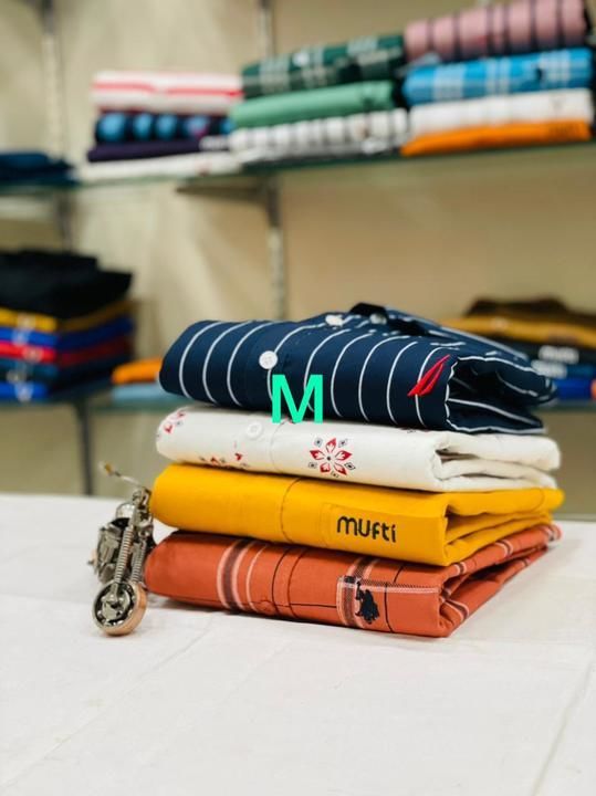 multi BRAND PLAIN Check print  Shirts uploaded by Maruti mens wear on 5/13/2021