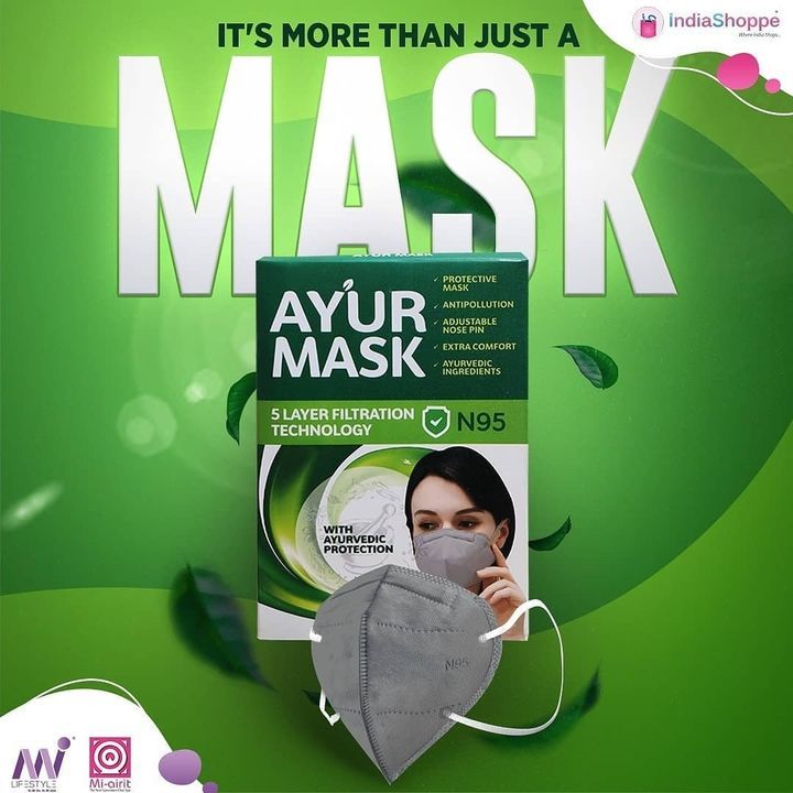 Ayurvedic mask  uploaded by  Elements ayurvedic store on 5/13/2021