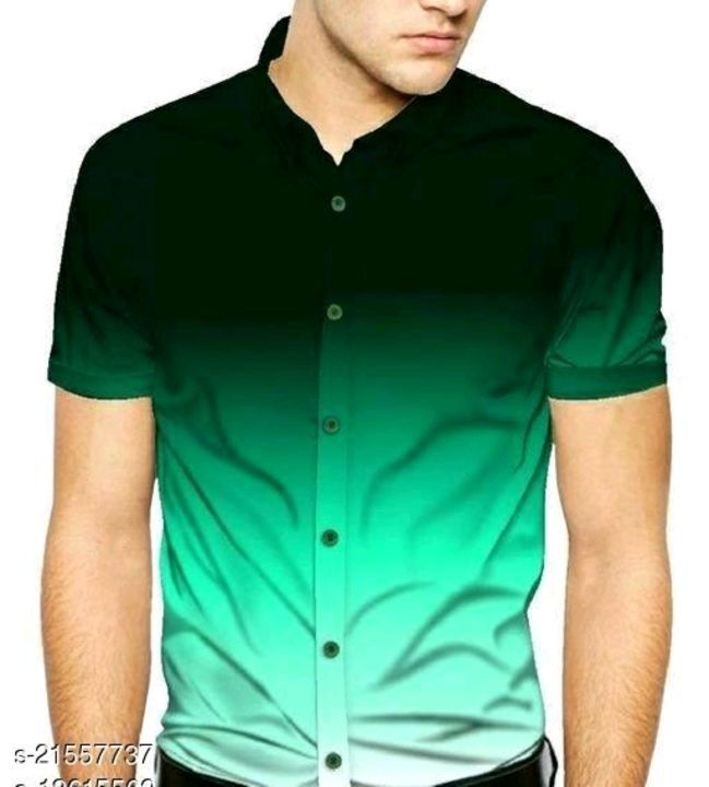 Mens printed shirts green uploaded by business on 5/13/2021