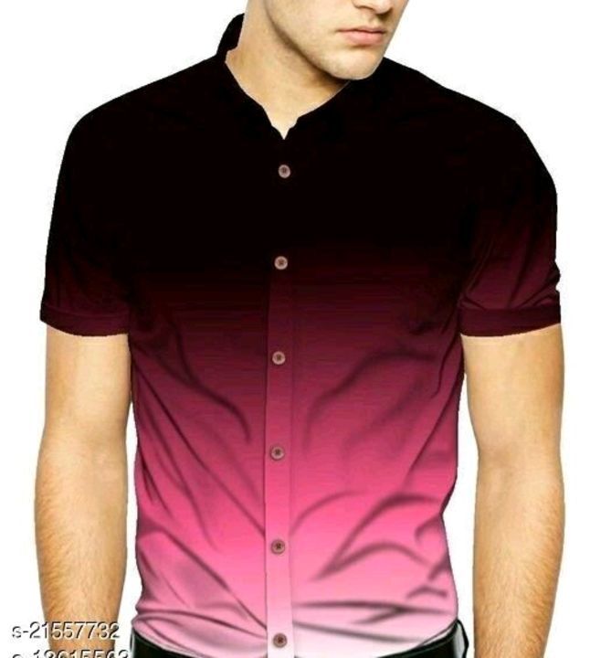 Mens printed shirts pink uploaded by business on 5/13/2021