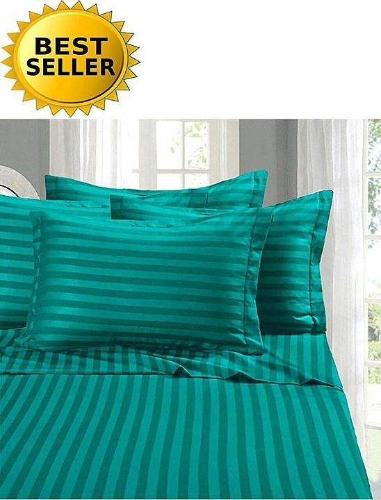 Stripes Bedsheets uploaded by Hargun creation  on 8/3/2020