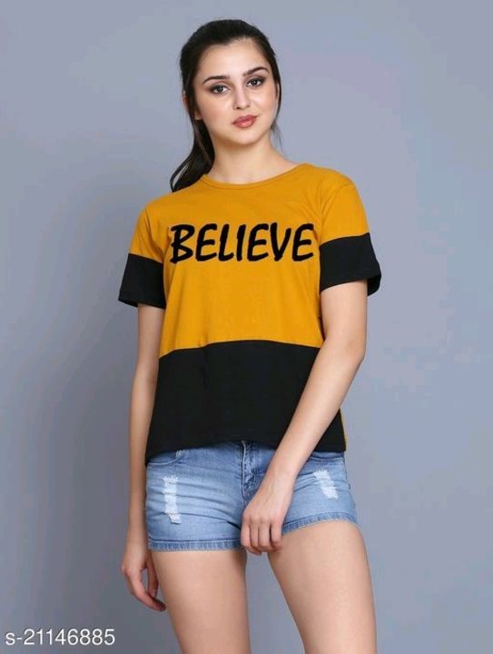 Stylish womens T-shirt uploaded by Arora_shoppers on 5/13/2021