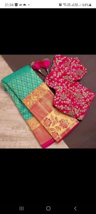 Post image I want 5 Pieces of Silk patti saree with embroidery blouse.
Below is the sample image of what I want.