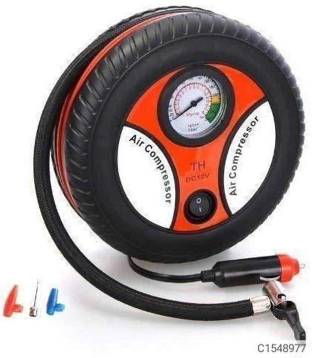 Air Pump-Portable Electric Tyre Shape Car Air Compressor Pumps uploaded by Forever youth on 5/13/2021