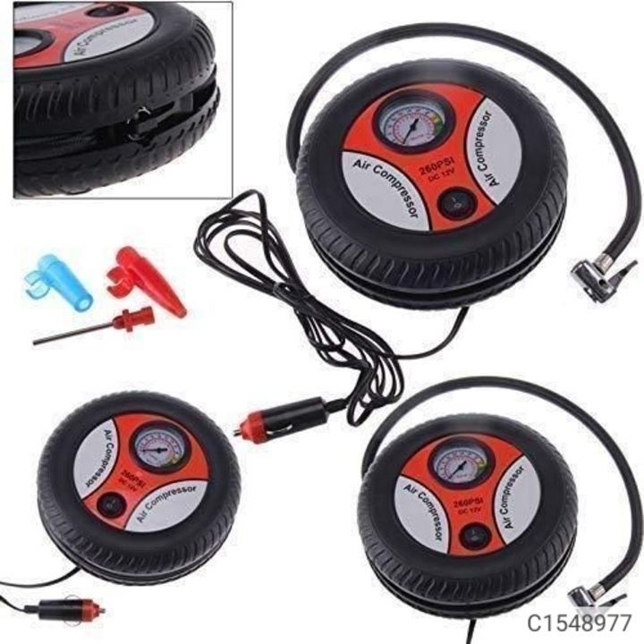 Air Pump-Portable Electric Tyre Shape Car Air Compressor Pumps uploaded by Forever youth on 5/13/2021